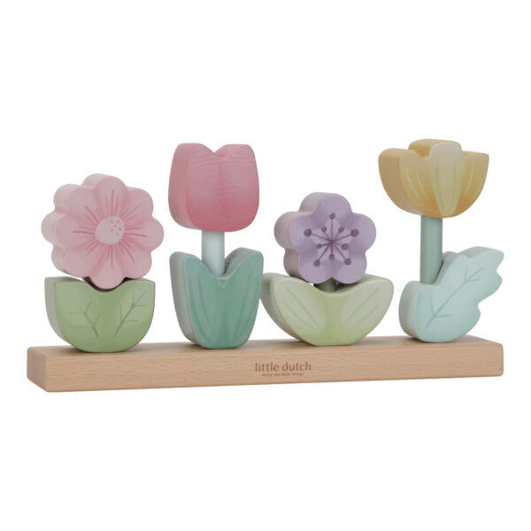 Stacking Puzzle Flowers - Fairy Garden FSC